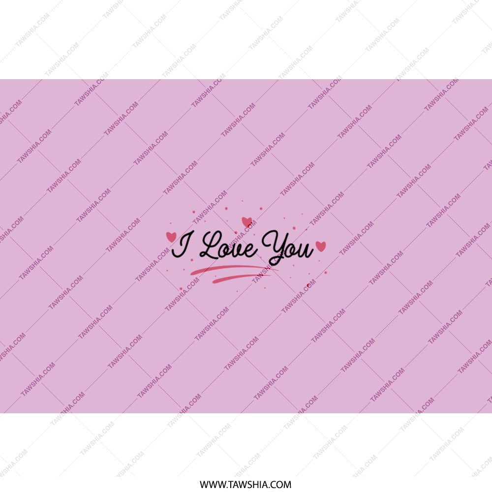 I Love You Tumbler, Valentines Day Gift, Gift for Her, Anniversary Gift, Romantic Tumbler, Tumbler with Straw, Gift for Girlfriend - Tawshia