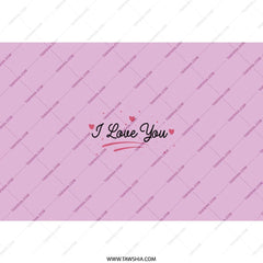 I Love You Tumbler, Valentines Day Gift, Gift for Her, Anniversary Gift, Romantic Tumbler, Tumbler with Straw, Gift for Girlfriend - Tawshia