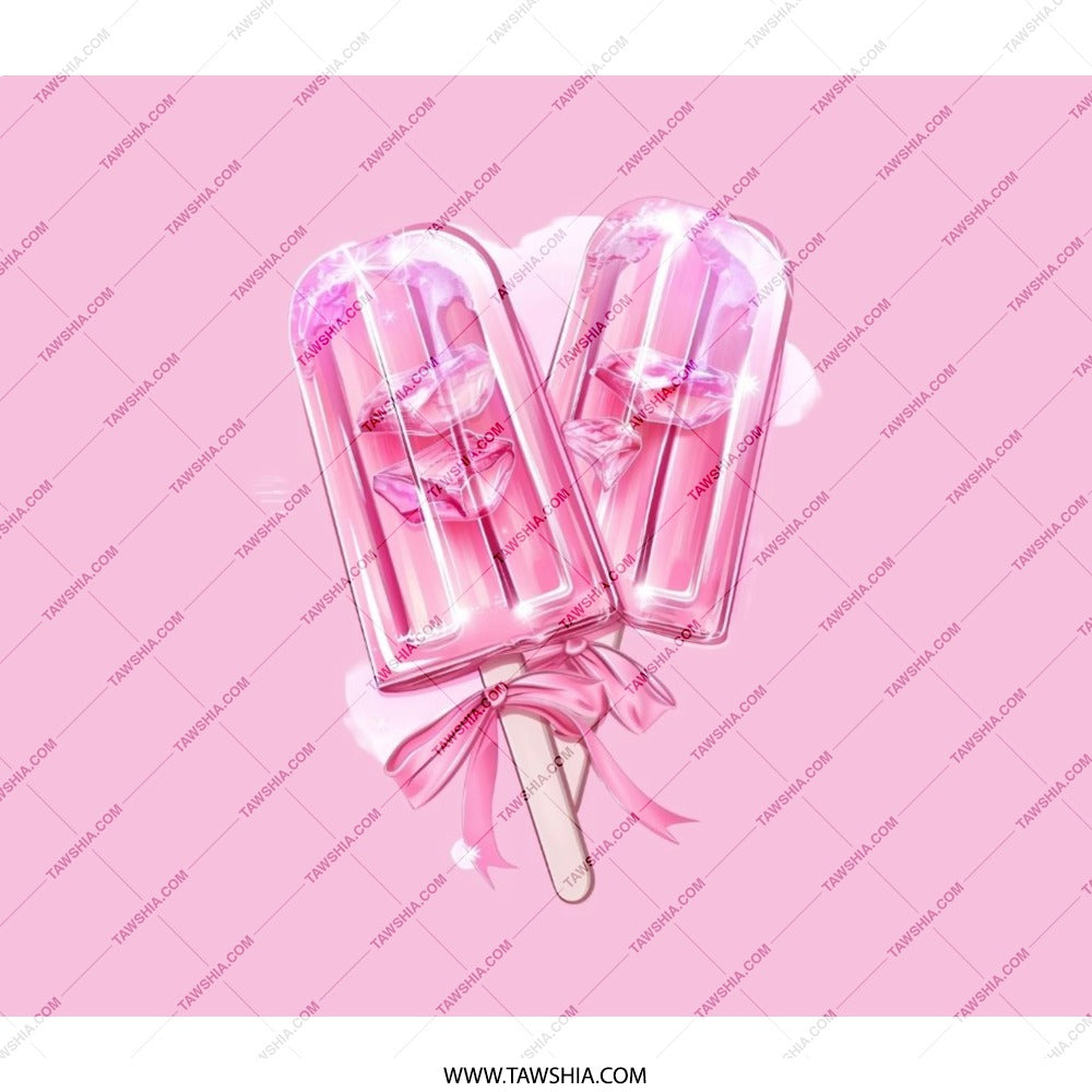 Pink Popsicle BackPack, Cute Ice Cream, Fashion Backpack, Unique Design, Trendy Bag, School Backpack, Travel Backpack, Gift Idea - Tawshia