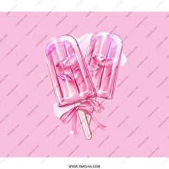 Pink Popsicle BackPack, Cute Ice Cream, Fashion Backpack, Unique Design, Trendy Bag, School Backpack, Travel Backpack, Gift Idea - Tawshia