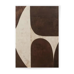 Abstract Shapes Photographic Prints, Minimalist Art Print, Geometric Wall Decor, Brown Beige Prints, Modern Home Decor, Fine Art Prints - Tawshia