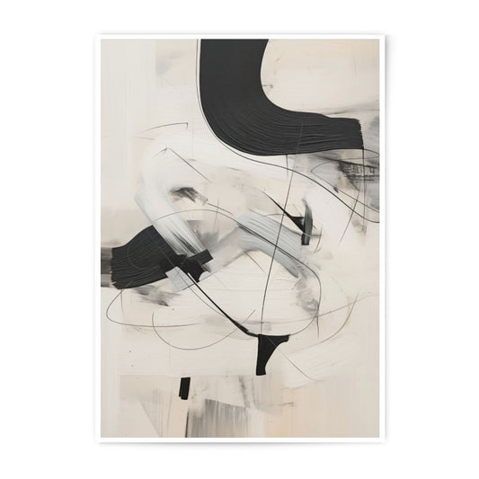 Abstract Photographic Print, Minimalist Wall Art, Black and White Art, Modern Home Decor, Fine Art Print, Office Wall Decor - Tawshia