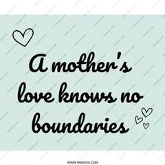 Mothers Love Mouse Pad, Heart Mousepad, Mom Quote Mouse Mat, Mothers Day Gift, Inspirational, Office Decor, Gift For Her, New Mom Present - Tawshia