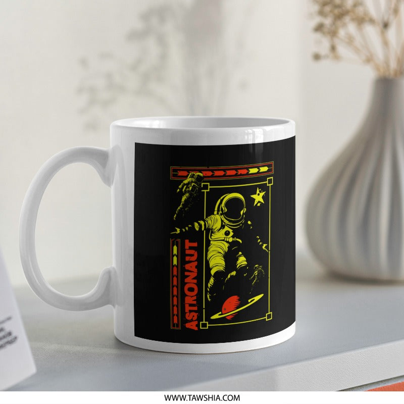 Astronaut Themed Mug with Space Design product type