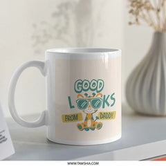 Good Looks From Daddy Giraffe Mug product