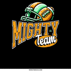 Mighty Team Football Helmet Graphic product