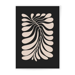 Minimalist Plant Photographic Print, Abstract Leaves Wall Art, Botanical Art Print, Modern Home Decor, Beige Plant Art Print - Tawshia