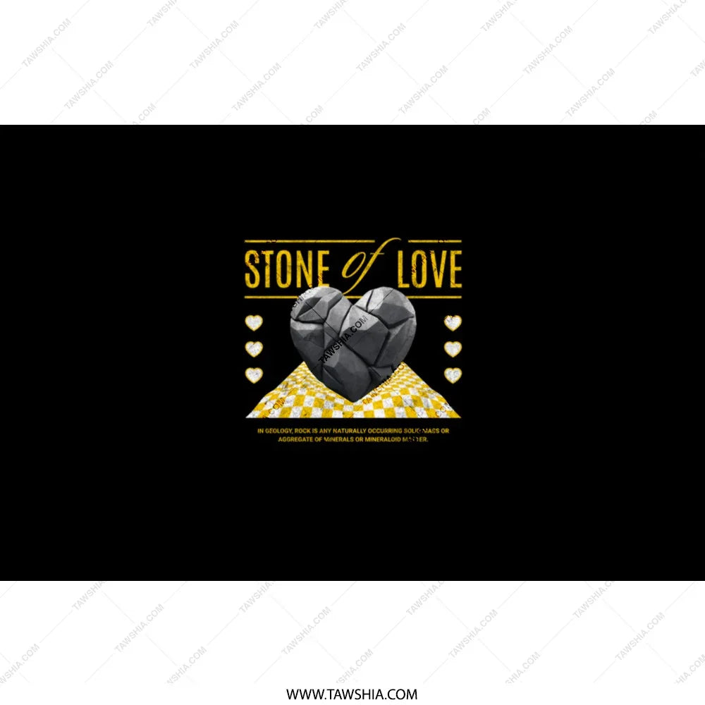 Stone Heart Design With Love Theme product