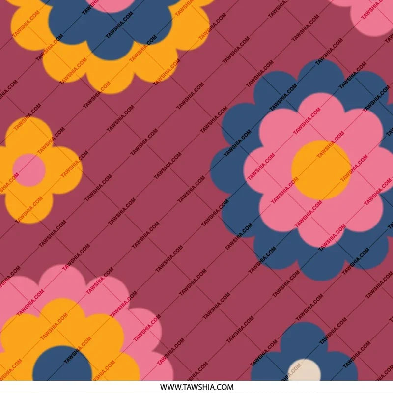 Vibrant Colorful Floral Pattern for Home Decor product type