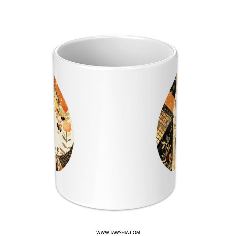 Floral Retriever Mug, Dog Breed Art, Cute Puppy Mug, Pet Lover Gift, Dog Mom Mug, Unique Coffee Mug, Retriever Gifts - Tawshia