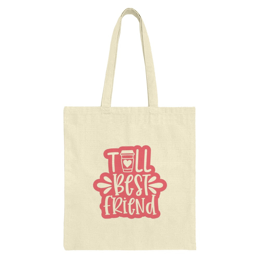 Best Friend Tote Bag, Coffee Lover Gift, Friend Gift, Cute Tote Bag, Everyday Tote, Gift for Her, Trendy Tote, Gift for Bestie - Tawshia