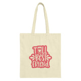 Best Friend Tote Bag, Coffee Lover Gift, Friend Gift, Cute Tote Bag, Everyday Tote, Gift for Her, Trendy Tote, Gift for Bestie - Tawshia