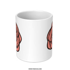Rose Mug, Floral Mug, Flower Mug, Botanical Mug, Gift Mug, Coffee Mug, Tea Mug, Unique Mug, Decorative Mug - Tawshia