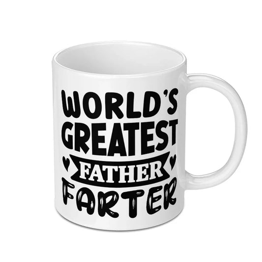 Worlds Greatest Father Farter Mug, Funny Dad Mug, Father's Day Mug, Dad Joke Mug, Novelty Mug, Gift for Dad, Unique Mug, Fathers Day Gift - Tawshia