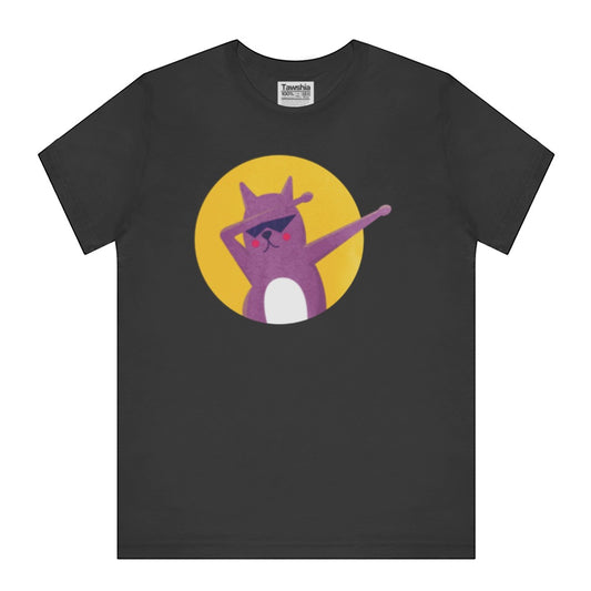 Cartoon Dabbing Cat Graphic Design T-shirt product type