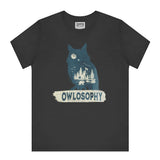 Night Owl Graphic Print Owlosophy Themed Shirt product