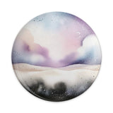 Watercolor Sky Pinback Button, Aesthetic Clouds Button, Galaxy Landscape Button, Dreamy Space Button, Pastel Colors Button - Tawshia