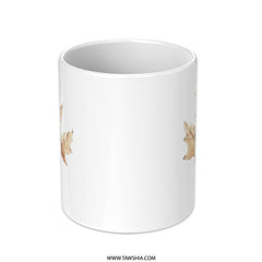 Autumn Leaf Mug, Fall Decor Mug, Nature Inspired Mug, Maple Leaf Mug, Seasonal Mug, Coffee Mug, Tea Mug, Autumn Gifts - Tawshia