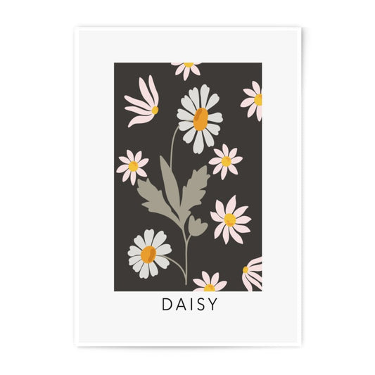 Daisy Flower Photographic Print, Botanical Wall Art, Floral Decor, Flower Illustration, Home Decor, Nature Inspired, Wall Hanging - Tawshia