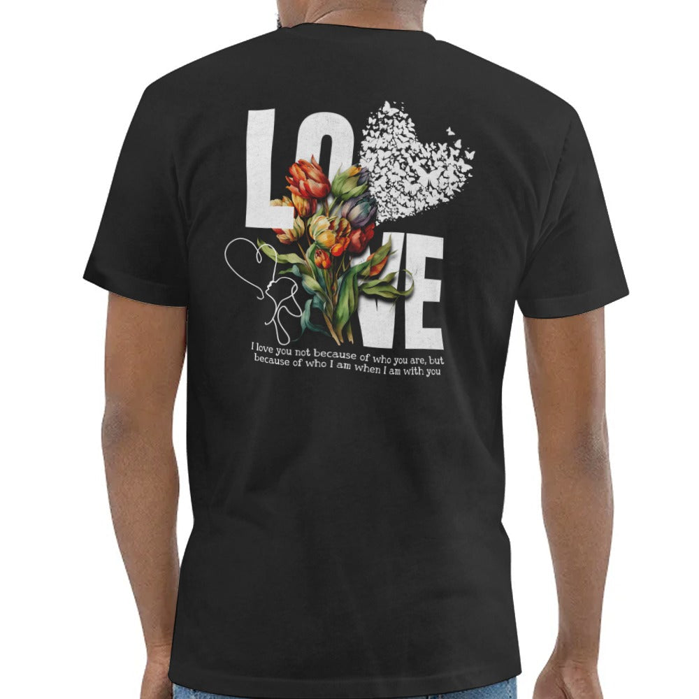 Love Graphic Black Unisex T-Shirt Unique Apparel Product