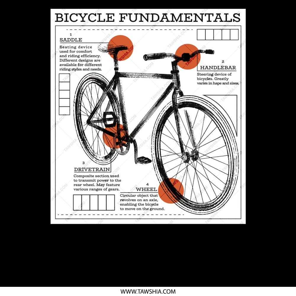 Bicycle Fundamentals Educational Poster product type