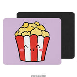 Cute Popcorn Mouse Pad, Kawaii Desk Decor, Movie Lover Gift, Gamer Accessories, Funny Mousepad - Tawshia