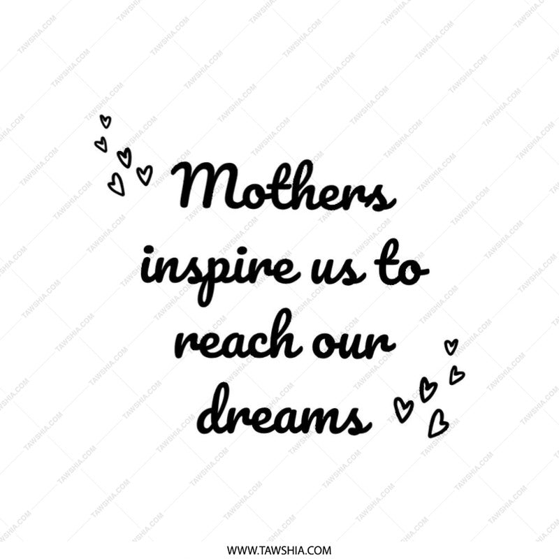 Mothers Inspire Dreams Pillow, Inspirational Pillow, Mother's Day Gift, Motivational Pillow, Gift for Mom, Home Decor, Decorative Pillows - Tawshia