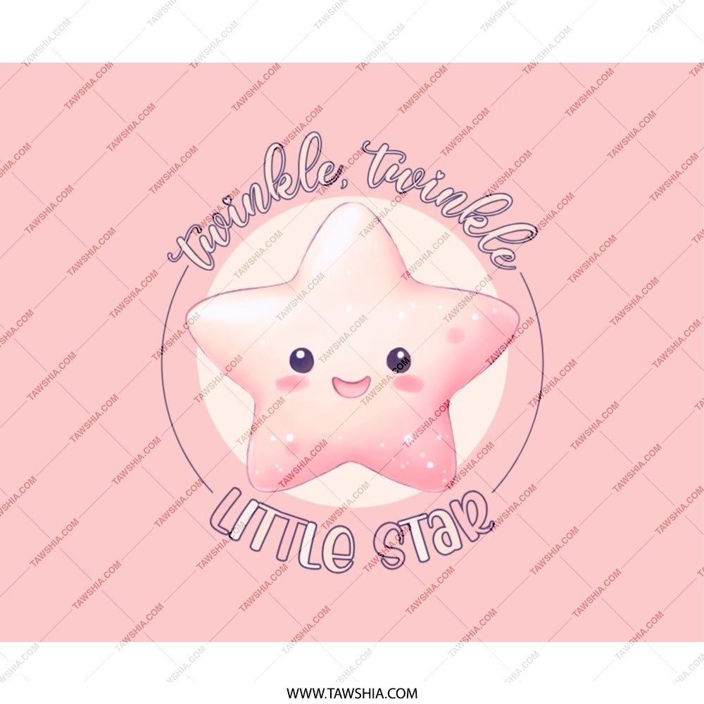 Twinkle Little Star Mouse Pad, Cute Pink Starry Sky Desk Decor, Kawaii Gamer Gift, Starry Mousepad, Office Accessories, Unique Mouse Mats - Tawshia
