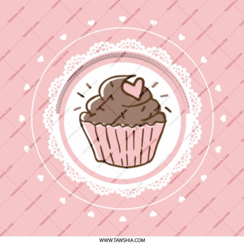 Cupcake Heart Mug, Cute Pastry Mug, Bakery Lover Gift, Food Themed Mug, Sweet Treat Mug, Pink Mug, Coffee Mug, Tea Mug, Hot Cocoa Mug - Tawshia