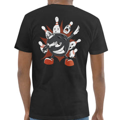 Funny Bowling Ball Dabbing Pins Graphic T-shirt product