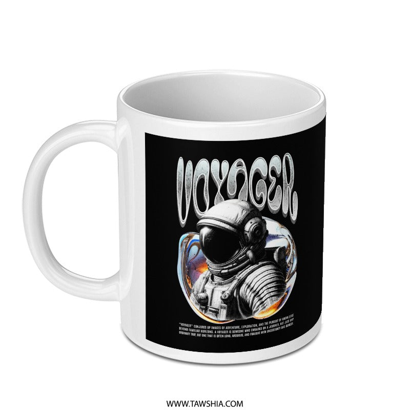 Voyager Space-themed Astronaut Coffee Mug product