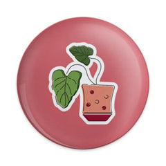 Cute House Plant Pinback, Potted Plant Pin, Botanical Pinback, Plant Lover Gift, Trending Etsy Pin, Unique Plant Accessories, Indie - Tawshia