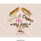 Books and Coffee Mouse Pad, Readers Gift, Book Lover Decor, Coffee Lover, Home Office Accessories, Desk Decor, Mousepad Gift - Tawshia
