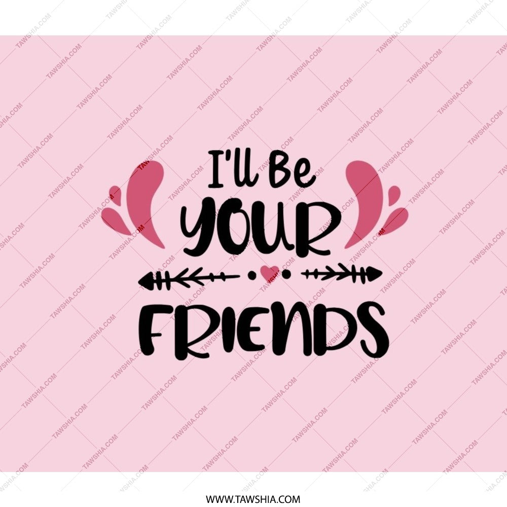I'll Be Your Friends Backpack, Friendship Backpack, Cute Backpack, School Backpack, Everyday Backpack, Backpack Gift Idea - Tawshia