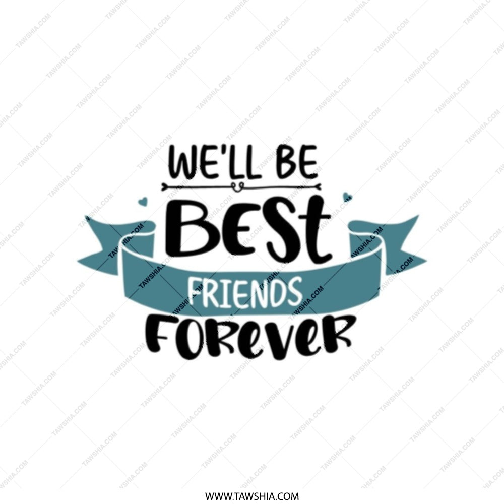Best Friends Forever Tote Bag, Friendship Gift, Gift for Friend, Bestie Bag, Travel Tote, Everyday Bag, Shopping Bag, Birthday Gift - Tawshia