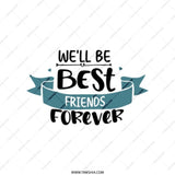 Best Friends Forever Tote Bag, Friendship Gift, Gift for Friend, Bestie Bag, Travel Tote, Everyday Bag, Shopping Bag, Birthday Gift - Tawshia