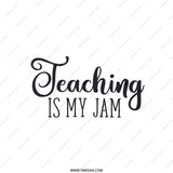 Teaching Is My Jam Pillow, Teacher Appreciation, Gift for Teacher, Educator Pillow, Teacher Present, Teacher Retirement Gift - Tawshia