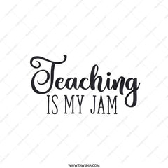 Teaching Is My Jam Pillow, Teacher Appreciation, Gift for Teacher, Educator Pillow, Teacher Present, Teacher Retirement Gift - Tawshia
