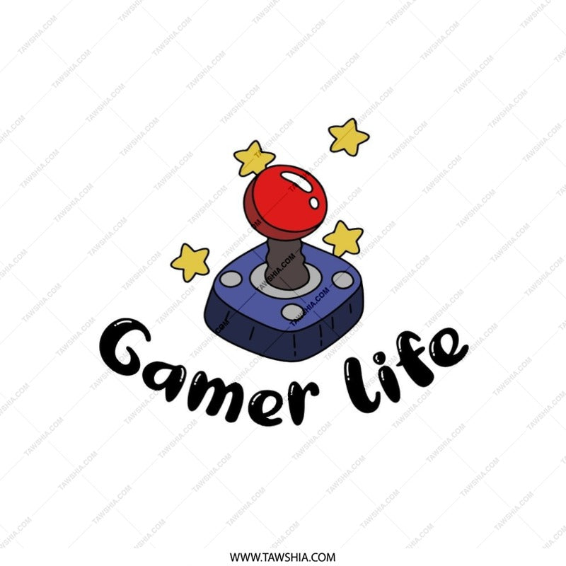 Gamer Life Throw Pillow, Video Game, Retro Gaming, Novelty Decor, Gift For Gamers, Game Room Decor, Fun Pillows, Cute Pillow Design - Tawshia