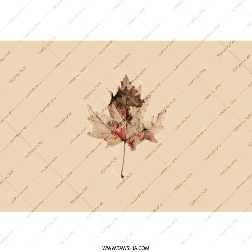 Autumn Leaf Tumbler, Fall Season Tumbler, Maple Leaf Tumbler, Botanical Drinkware, Unique Gift Idea, Nature Inspired Tumbler - Tawshia