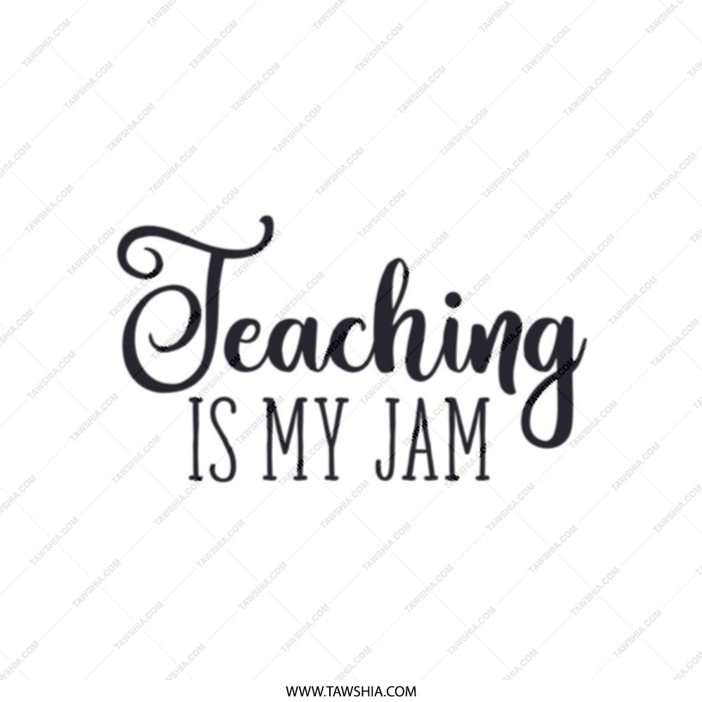 Teaching Is My Jam Tote Bag, Teacher Gift, Educator Appreciation, School Tote, Teacher Bag, Classroom Tote Bag, Teacher Life Tote - Tawshia