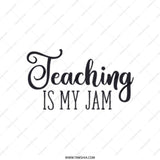 Teaching Is My Jam Tote Bag, Teacher Gift, Educator Appreciation, School Tote, Teacher Bag, Classroom Tote Bag, Teacher Life Tote - Tawshia