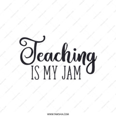 Teaching Is My Jam Tote Bag, Teacher Gift, Educator Appreciation, School Tote, Teacher Bag, Classroom Tote Bag, Teacher Life Tote - Tawshia