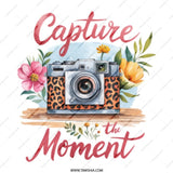 Capture the Moment Mug, Photographer Gift, Floral Camera Mug, Photo Lover Present, Photography Mug, Cute Mug, Aesthetic Mug, Coffee Mug - Tawshia
