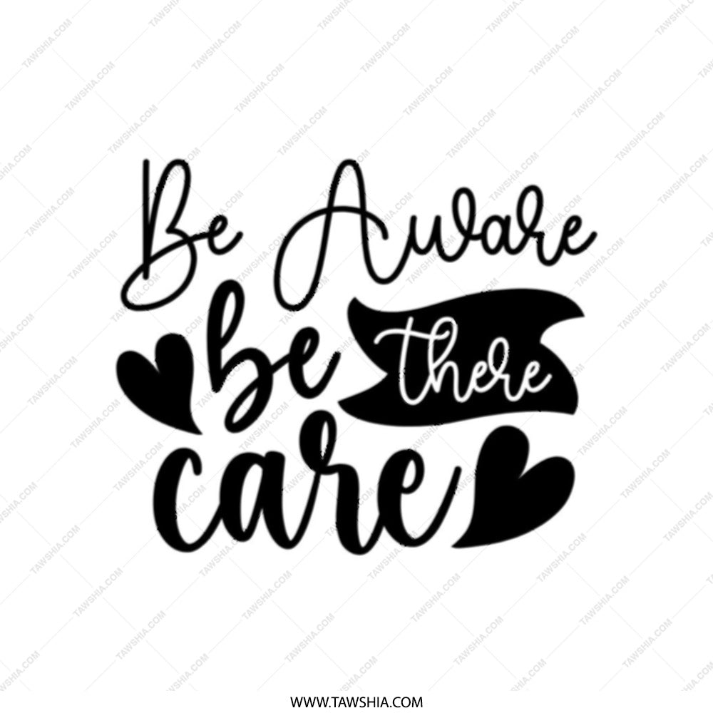 Awareness Tote Bag, Be Aware Tote, Care Tote Bag, Motivational Tote, Inspirational Bag, Gift Tote Bag, Positive Quote Tote - Tawshia