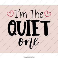I'm The Quiet One Mouse Pad, Introvert Gift, Funny Mousepad, Office Decor, Cute Desk Accessory, Unique Work Gift, Sarcastic Mousepad - Tawshia