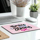 Brave and Strong Mousepad Inspirational Quote product