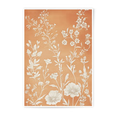 Floral Photographic Print, Botanical Wall Art, Orange Flower Print, Home Decor, Spring Decor, Floral Illustration Print - Tawshia