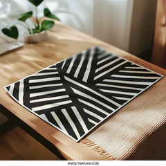 Abstract Lines Photographic Print, Modern Art Print, Geometric Wall Decor, Black and White Print, Minimalist Home Decor, Artwork Print - Tawshia