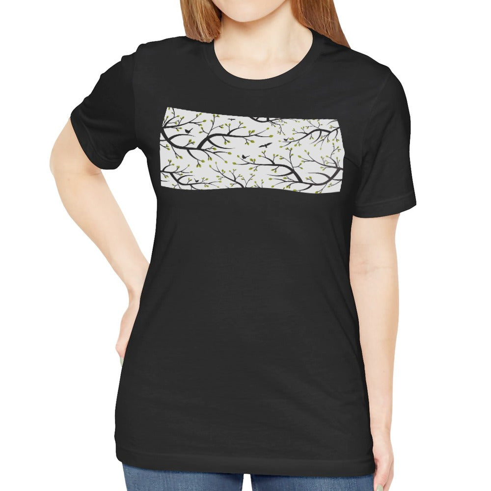 Elegant Tree Branch Design Women's T-Shirt Apparel Product